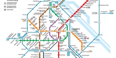 Østrig underground kort