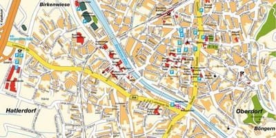 Kort over dornbirn i østrig