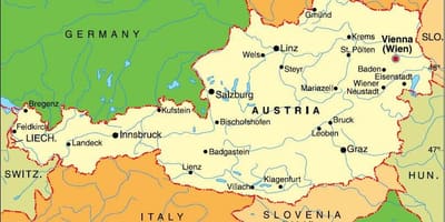 Østrig innsbruck kort