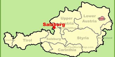 Austria salzburg kort