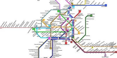 Wien i østrig offentlig transport kort